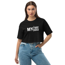Load image into Gallery viewer, My Body Crop Top WHT TXT