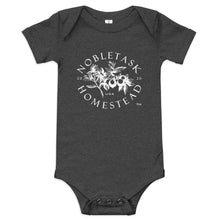 Load image into Gallery viewer, Nobletask Homestead Baby Onesie WHT TXT