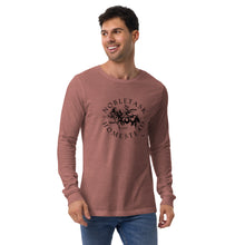 Load image into Gallery viewer, Nobletask Homestead Unisex Long Sleeve Tee BLK TXT