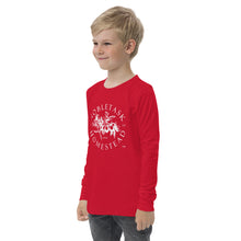 Load image into Gallery viewer, Nobletask Homestead Youth long sleeve tee WHT TXT