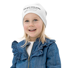 Load image into Gallery viewer, Ungovernable Kids Beanie BLK TXT