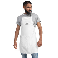Load image into Gallery viewer, Ungovernable Embroidered Apron BLK TXT