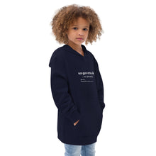 Load image into Gallery viewer, Ungovernable Kids Fleece Hoodie WHT TXT