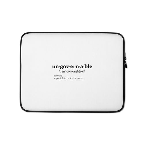 Ungovernable Laptop Sleeve