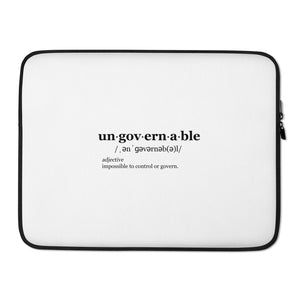 Ungovernable Laptop Sleeve