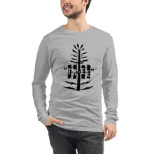 Load image into Gallery viewer, Tree Unisex Long Sleeve BLK TXT