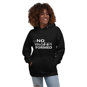 No Weapon Formed Unisex Hoodie WHT TXT