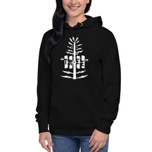 Load image into Gallery viewer, Tree Unisex Hoodie WHT TXT