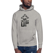 Load image into Gallery viewer, Wake The Flock Up Unisex Hoodie BLK TXT