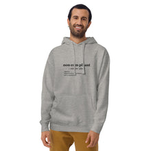 Load image into Gallery viewer, Non-Compliant Unisex Hoodie BLK TXT