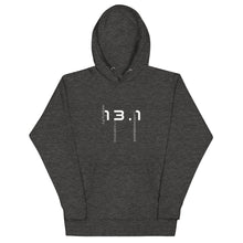 Load image into Gallery viewer, Thirteen Point One Unisex Hoodie WHT TXT