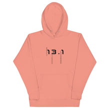 Load image into Gallery viewer, Thirteen Point One Unisex Hoodie BLK TXT