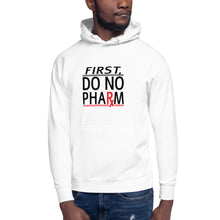 Load image into Gallery viewer, Do No Pharm Unisex Hoodie BLK TXT