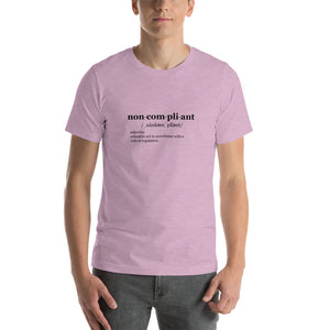 Non-Compliant T-Shirt BLK TXT