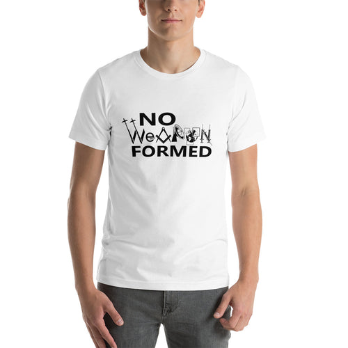 No Weapon Formed T-Shirt BLK TXT