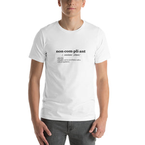 Non-Compliant T-Shirt BLK TXT