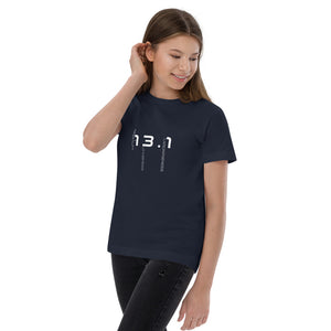 Thirteen Point One Youth Jersey T-Shirt WHT TXT
