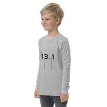 Load image into Gallery viewer, Thirteen Point One Youth long sleeve BLK TXT