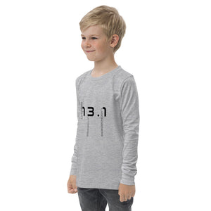 Thirteen Point One Youth long sleeve BLK TXT